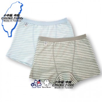 羅紋條紋男童平口褲