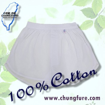 精梳棉單面男仕四角褲