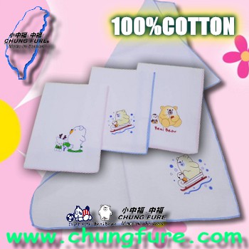 純棉麻紗洗澡巾