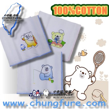 純棉麻紗嬰兒手帕