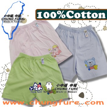 邦尼熊純棉童休閒短褲