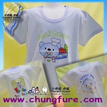 邦尼熊BeniBear-小中福兒童精梳棉(輕薄)短袖汗衫